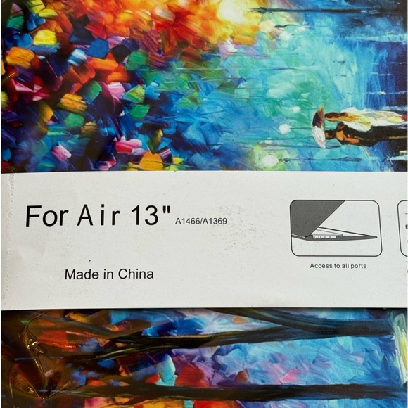 NEW <> MacBook Air 13” Rainy Night Collection - Hard Shell Case (A1369/A1466) - Picture 3 of 7